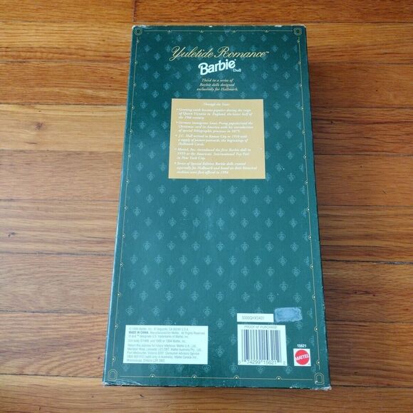 Yuletide Romance Barbie Third in the Series 1996 Mattel 15621 Hallmark SE NRFB - Picture 6 of 12
